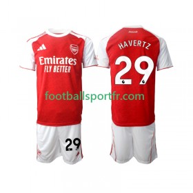 Tenue Arsenal Kai Havertz 29 Enfant Domicile 2025-2026 Maillot de Foot